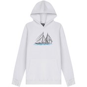 Resim ZERO ONE FIVE UNISEX SWEATSHIRT HDUO99CWHBL Beyaz 