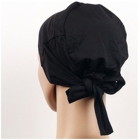 Resim Tesettür Giyim İçin Dikişsiz Bağlamalı Tesettür Bone - Bağlamalı Bandana 5 Adet 