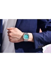 Resim Pagani Design Pd-ys019 Erkek 37mm Japon Vh31 Kronograf Kuvars Saat Safir Kristal 50m Su Geçirmez Işıklı Saat Turkuaz Diğer 