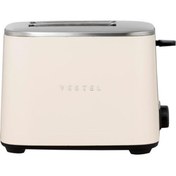 Resim VESTEL Retro Bej 2 Dilim Ekmek Kızartma Makinesi 