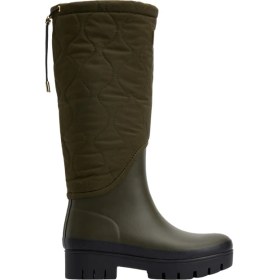 Resim Barbour Marnie Kapitone Tall Welly Çizme OL71 Olive-Black 