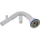 Resim Azim Lavabo Sifonu Körüklü Makine Çıkışlı 