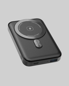 Resim Bfs Manyetik Kablosuz Powerbank 22.5w Hızlı Şarj Lcd Göstergeli Çok Renkli 