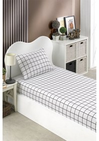 Resim Pes Lastikli Çarşaf Seti Tek Kişilik Artus Siyah Siyah 