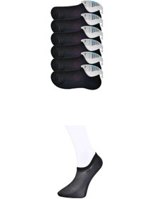 Resim Siyah Erkek Görünmez Çorap 6 Çift Diğer 