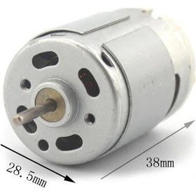 Resim Rs380 6v Dc Motor 11500rpm Yüksek Tork Hız Dıy Rc Oyuncak Model Araba Tekne Bot Uçak 