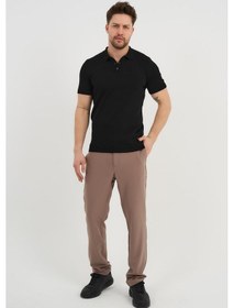 Resim Alexander Gardi Alexandergardı Polo Yaka Düğmeli Triko T-shirt 50024 Siyah 