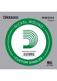 Resim D'addario Nw044 Elektro Ve Akustik Gitar Tek Tel 