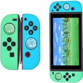 Resim beboncool Nintendo Switch/Switch Oled Uyumlu Analog Koruyucu Silikon 3D Pad 