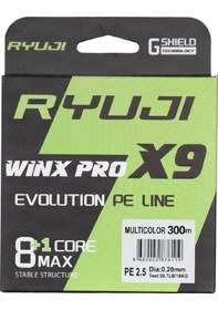 Resim Ryuji Win-x Pro 9b Multicolor 300m İp Misina 0,25mm 0,25mm 