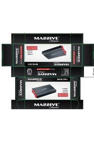 Resim Massive Ms-kl120.4 Ab 4kanal Efsane Seri Oto Amfi Anfi 4ch-4 Ohm 120w-rms -rms 2 Ohm 4ch×180w Bas Kontrollü 