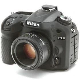 Resim EasyCover Nikon D7100/D7200 Silikon Kılıf ECND7100B (Siyah) 