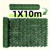 Resim 1X10M Yapay Çim Gizlilik Çit Perdesi (100 Sabitleme Kayışı Dahil), Sınıf Duvarı Dekorasyonu için Sahte Sarmaşık, Toplantı Odaları/Ofisler için Güzelleştirme, Bahçe Balkonları/Arka Bahçeler/Teraslar için Gizlilik Koruması, Düğünler ve Festivaller için Hediyeler 