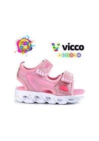 Resim Vicco Roy Işıklı Ortopedik Çocuk Sandalet Pembe 