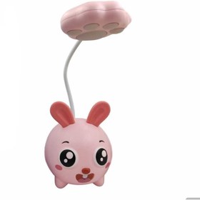 Resim Genel Markalar Renkli sevimli çocuk odası masa lambası, şarjlı ve şık tasarım 