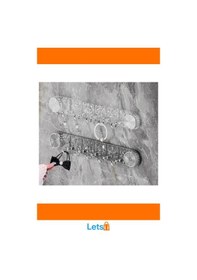 Resim Şeffaf Güçlü Vantuzlu Askılık Çoklu Kanca Çok Renkli 