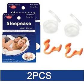 Resim 1/2 Adet Silikon Burun Mandalı Anti Horlama Burun Dilatörü Durdurma Horlama Yardımı Burun Nefes Şeritleri Kolay Nefes Uyku Yardımı Geliştirmek Altın 