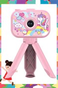 Resim WUNİT Dijital Fotoğraf Makinesi Çocuk Tripod'lu Hd Kamera Ve Video Askı İp Hediye 