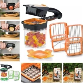 Resim 5 In 1 Pratik Hazneli Sebze Meyve Doğrayıcı 