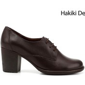 Resim Gönderi R Kadın Kahve Antik Bağcıklı Orta Kalın Topuklu Hakiki Deri Oxford Ayakkabı Gdza13424135 Kahve 