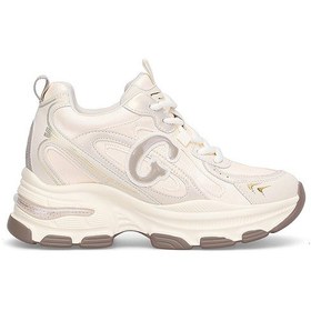 Resim Guja 25k450 Kadın Hakiki Deri Klasik Sneaker Bej Bej 