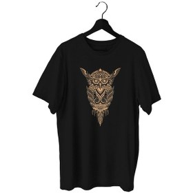Resim Bluu Owlx Sporcu T-Shirt Bisiklet Yaka (528819259) Siyah 