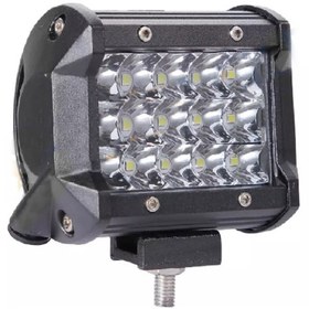 Resim OffroadPazarı Off Road Delici Led Projektör Çalışma Sis Lambası Kare Beyaz 15 Ledli ONP0474 