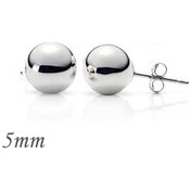 Resim Caelo Gümüş Top Küpe - 5 MM 