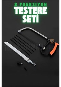 Resim Modacar Testere Seti 8 İn 1 8 Fonksiyonlu Karbon Çelik 