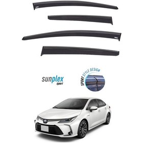 Resim Toyota Corolla Uyumlu 2019 Sonrası Sunplex Cam Rüzgarlığı Mugen 4 'Lü 