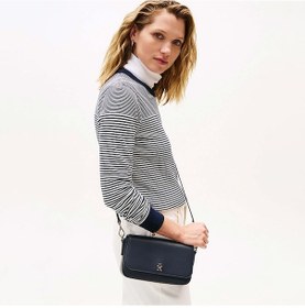 Resim Tommy Hilfiger Kadın Mavi Omuz Çantası Aw0aw17677-dw6 Mavi 