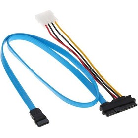 Resim 7 Pin Sata Serial Ata To 29pin Sas Sff-8482 Çevirici Kablo 70cm 