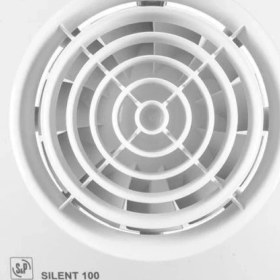 Resim Soler&Palau Soler Palau Silent 100 Cz Kanal 100 mm, Hava Debisi 95 m³/h, 26.5 Db Sessiz Tasarruflu Ortam Havalandırma Fanı 