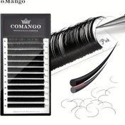 Resim CoMango 0.05-0.15mm Ultra İnce ve Yumuşak Hacimli Kirpik Uzantıları - C / D / DD Kıvrım Rus Bebek Stili Başlangıçlar için 6-9mm / 10-12mm / 13-15mm Uzunluklar, Kolay Uygulama Aracı ile Salon Kalitesinde Kirpikler, Kirpik Şekillendirme Aracı | Hassas Uygulama | Düzgün Düzenlenmiş Kirpikler 