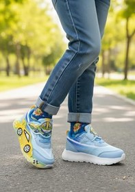 Resim Muggo CAR Cırtlı Arabalı ve Işıklı Günlük Çocuk Sneaker Spor Ayakkabı 