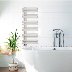 Resim Paslanmaz Çelik Vista Fırça Mat İnox & Parlak Çıtalı Havlupan 