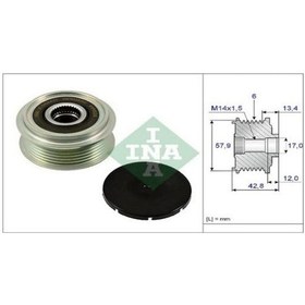 Resim Alternatör Kasnağı 535024010 Corolla Aurıs Yarıs 1.4 Dizel 2741533070 