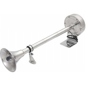 Resim Krom Trompet Korna Tekli 12V 40 Cm 