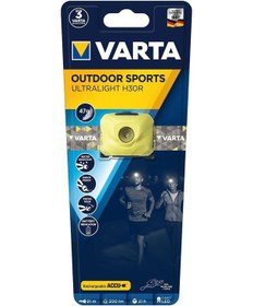 Resim Varta 18631 Outdoor Sports Ultralight H30r Kafa Feneri Sarı 