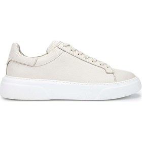Resim Tamer Tanca Erkek Hakiki Deri Bej Sneakers & Spor Ayakkabı 04 2501 Erk Ayk Y23 Bej Fltr Bej 