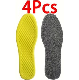 Resim Gateesat 4 Adet Sıcak Tabanlık - Kışlık Spor Kar Botları İçin Kaymaz - 270mm 