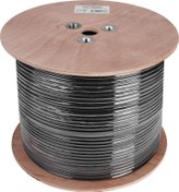 Resim HY-CAT619 305m Gri-Siyah 0,51mm 23awg UTP CAT6 Dış Ortam Kablosu Hytech