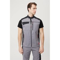 Resim Allium Yazlık İş ve Outdoor Yelek - Hafif, Dayanıklı, Nefes Alabilir, Fonksiyonel Cepli GRİ-SİYAH S 