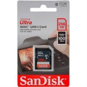 Resim Sandisk Ultra 256gb 100mb/s Sdxc Hafıza Kartı Sdsdunr-256g-gn3ın 