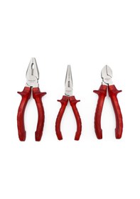 Resim Profosyonel Pense Seti - Yankeski + Kargaburun + Pense - Kırmızı N11.197 