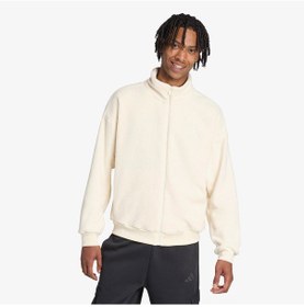 Resim Adidas Future İcons Small Logo Low Pile Fleece Erkek Beyaz Eşofman Üstü Jm6050 