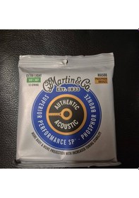 Resim Martin Ma500 Otantik Akustik Fosfor Bronz 12 Telli Ekstra Hafif 10-47 12 Telli Akustik Gitar Tel Seti 