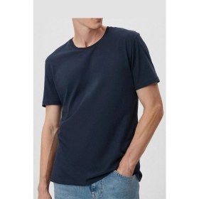 Resim Mmetalic Erkek Çok Renkli T- Shirt Regular Fit Rahat Kesim Bisiklet Yaka 4'lü Basic Tişört Paketi 
