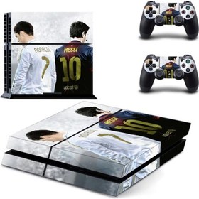 Resim Kt Decoration Ronaldo - Messi Playstation 4 Fat Sticker Kaplama 