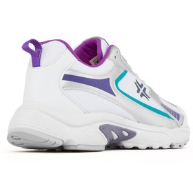 Resim BUCKHEAD Beyaz Mor Kadın Memory Taban Confort Günlük Spor Ayakkabı 